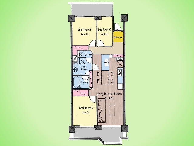 物件画像 パークシティ溝の口A棟