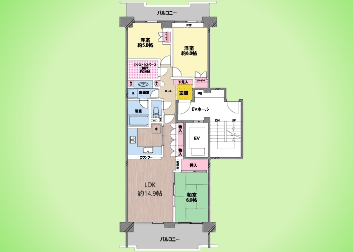 物件画像 サン・ステージ緑園都市東の街7番館