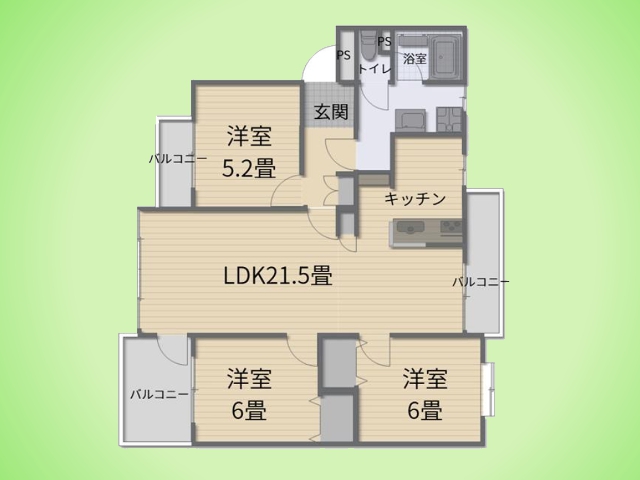 物件画像 あざみ野住宅3-1-8棟