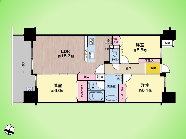 物件画像 日神パレステージ小田急相模原フロント