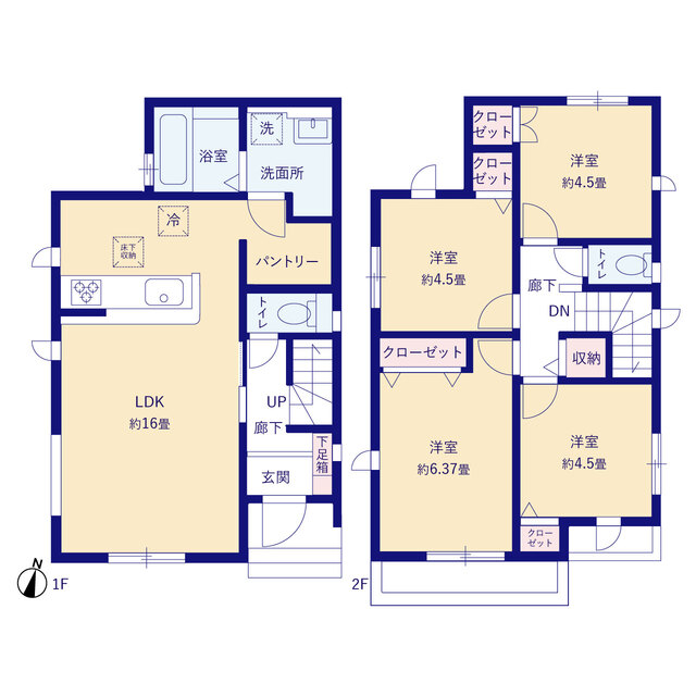 東久留米市下里１６期１１棟の画像2