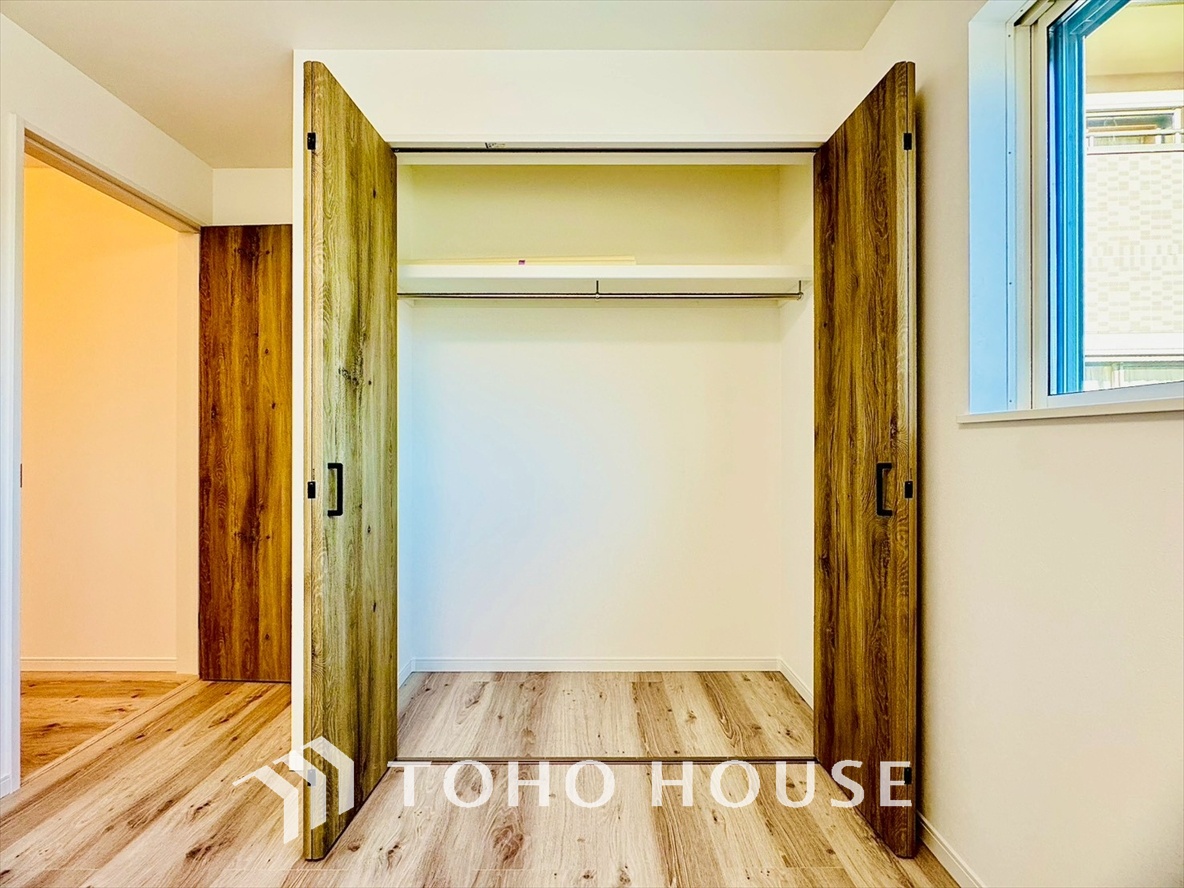 使い勝手の良い収納スペースで。収納のゆとりは心のゆとり。大事なものを大切にしまえる快適スペース。