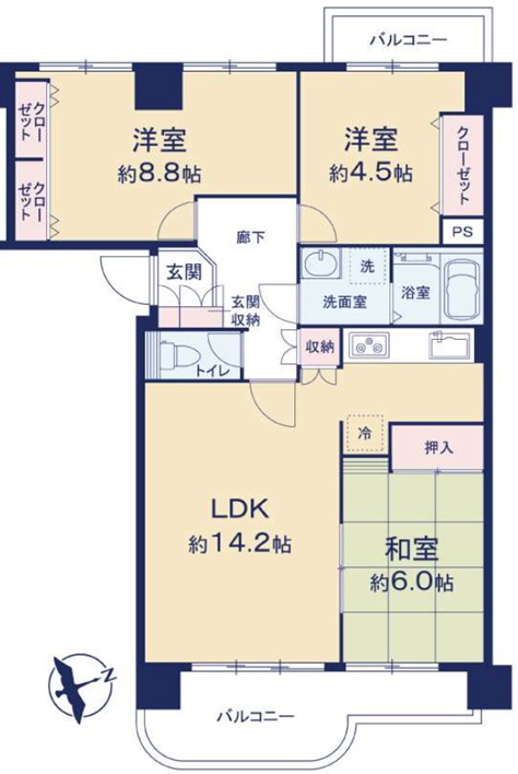 新ゆりグリーンタウンさつき街区2号棟