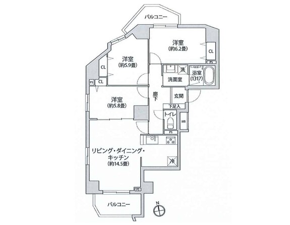 物件画像 シャインノーブル川口リバーパーク