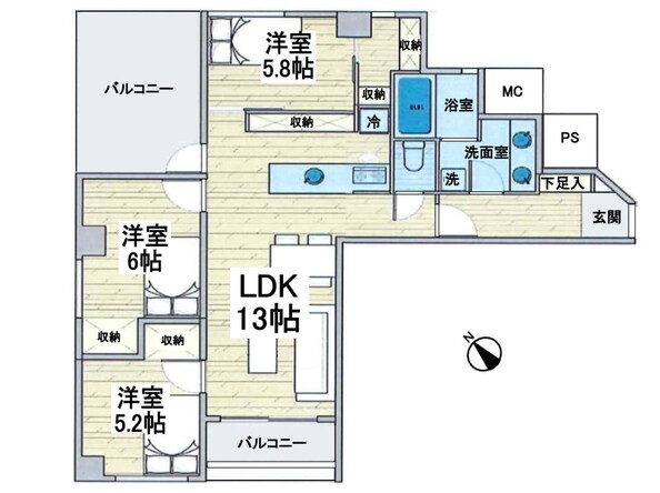 物件画像 蕨スカイハイツ
