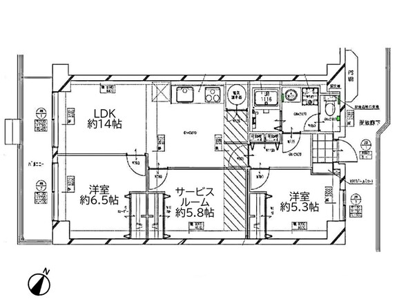 物件画像 ネオコーポ浦和けやきの棟