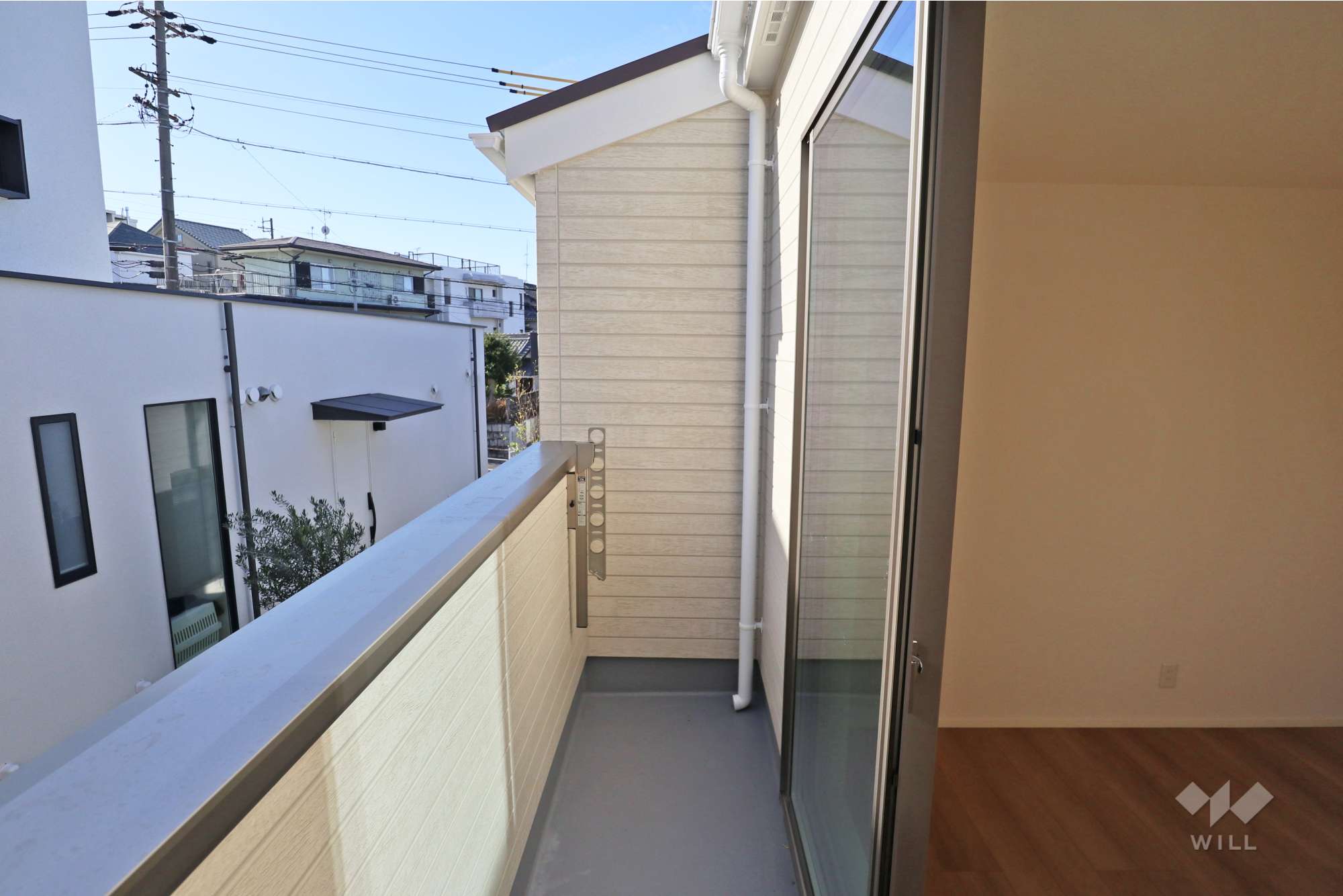 南側バルコニー［2025年12月12日撮影］