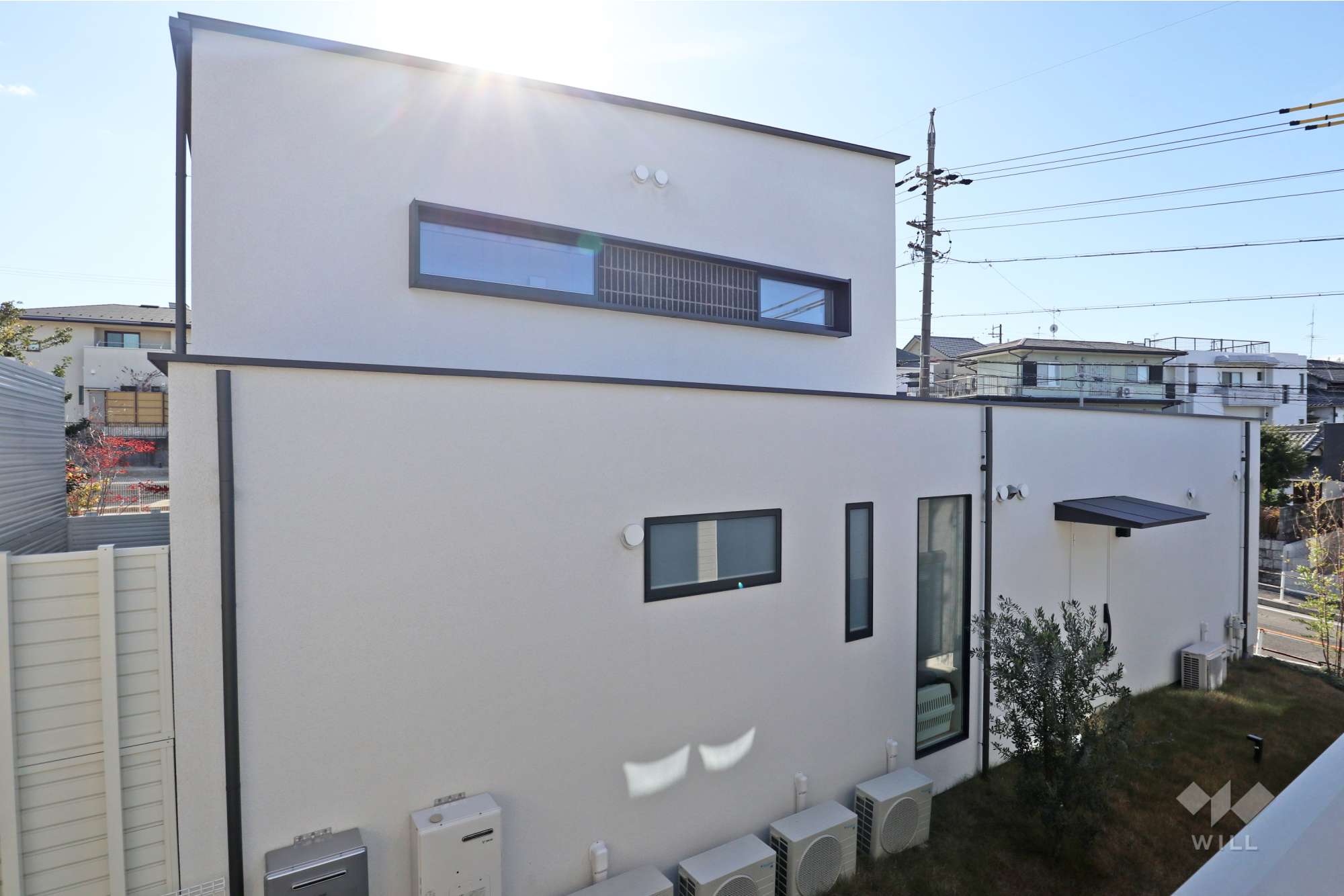 バルコニーからの眺め（南西方向）［2025年12月12日撮影］