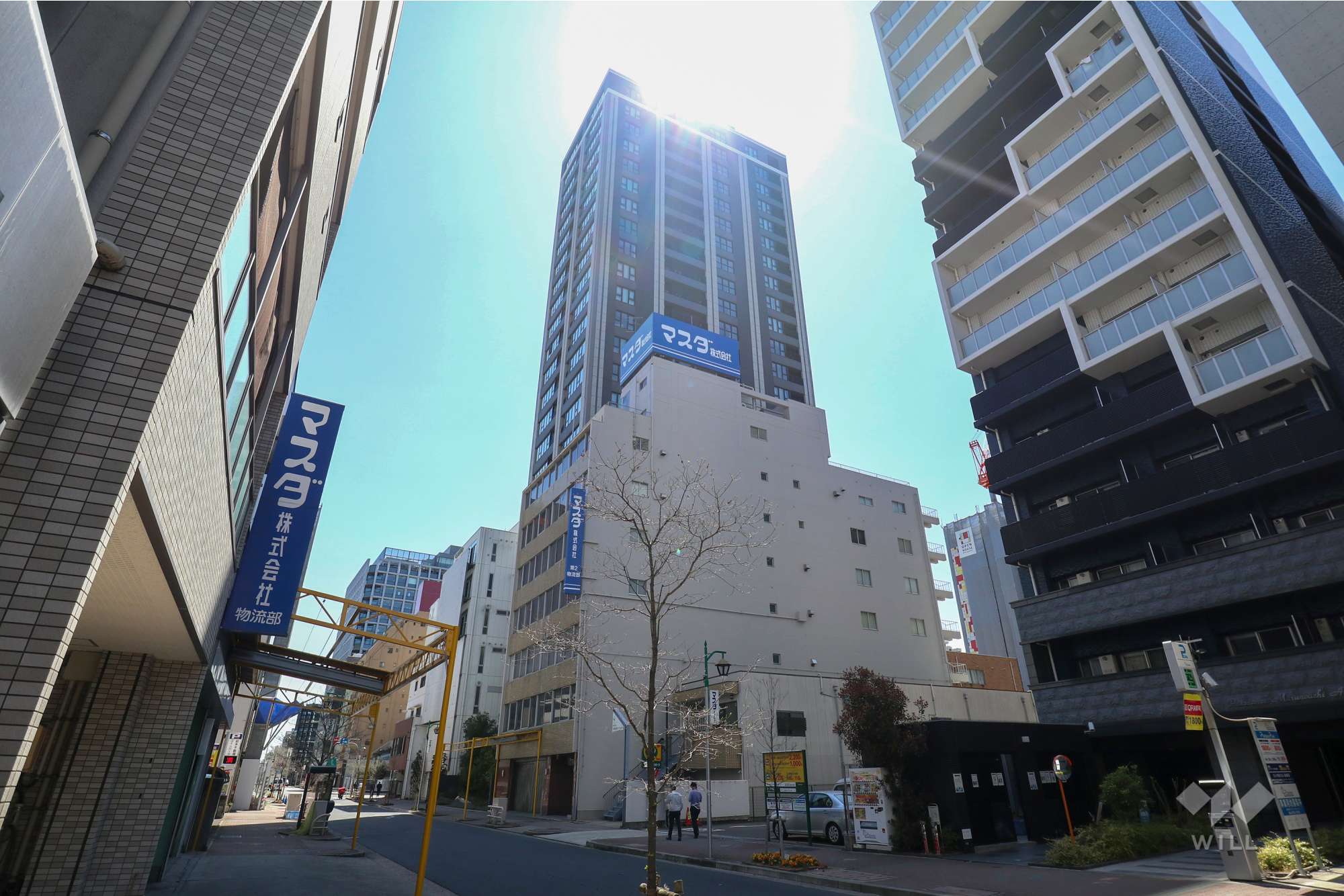 プラウドタワー名古屋丸の内ステーションマークスの外観(北東側から)